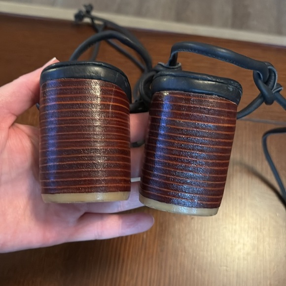 Elf Ophelia Block Heel Wrap Sandals Size 9 - Picture 10 of 12